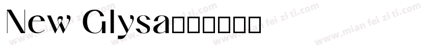 New Glysa字体转换